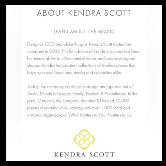 New Kendra Scott Elle Watercolor Illusion Drop Earrings - Picture 5 of 6